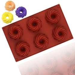 Forma foremka silikonowa do mydła gniazda 6 szt. GH-FS110