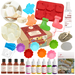 Zestaw do robienia mydła kreatywny prezent na Święta Bożego Narodzenia XXL