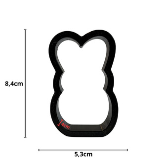 PRASA ręczna forma zając do robienia kul kąpielowych dla dzieci - ZAJĄCZEK do kąpieli kreatywna zabawa DIY