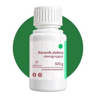 Barwnik do bazy mydlanej niemigrujący zielony 100g