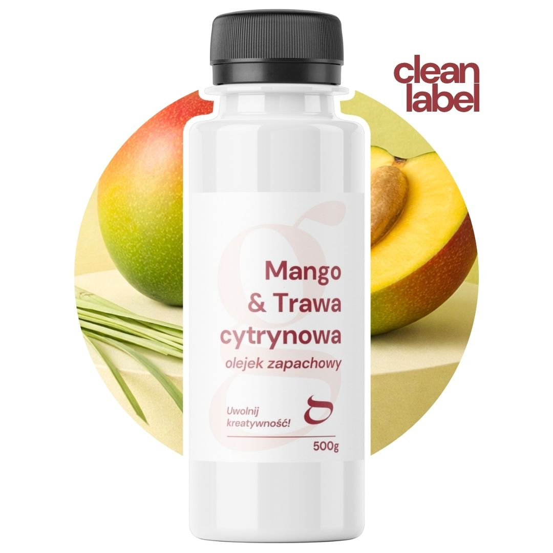 Olejek zapachowy MANGO & TRAWA CYTRYNOWA do świec i mydła 500g