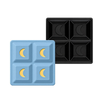 PRASA ręczna forma do robienia kul kąpielowych - KOSTKI Z KSIĘŻYCAMI do kąpieli kreatywna zabawa DIY