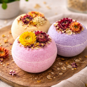 Suszone kwiaty stokrotka do mydła, kul kąpielowych dekoracyjne 10g