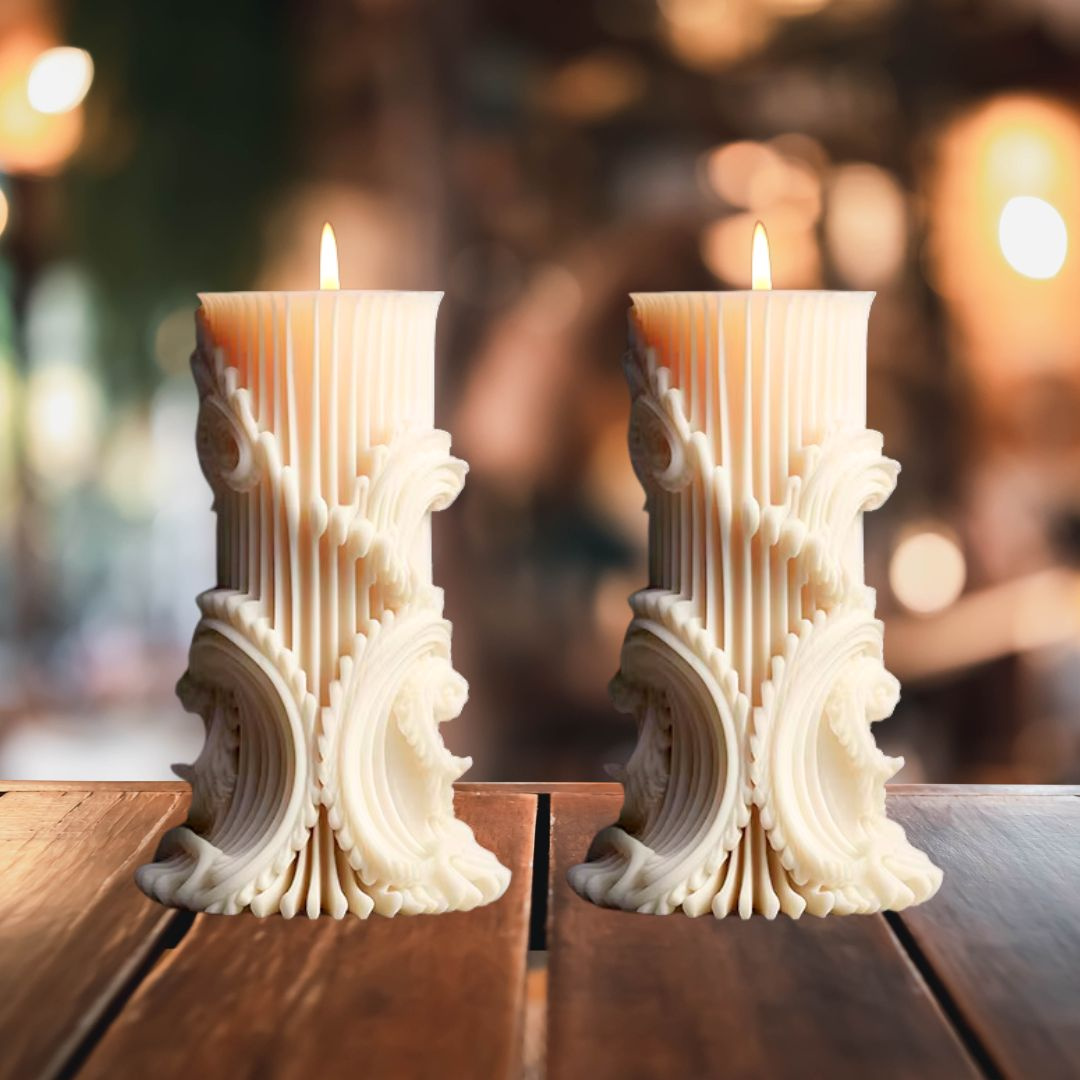 Forma silikonowa 3D RZYMSKA KOLUMNA OZDOBNA do świec GH-FS258