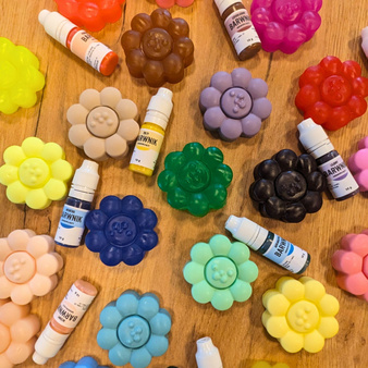 Zestaw do robienia mydła OGRÓD PEŁEN KWIATÓW kreatywny prezent XXL