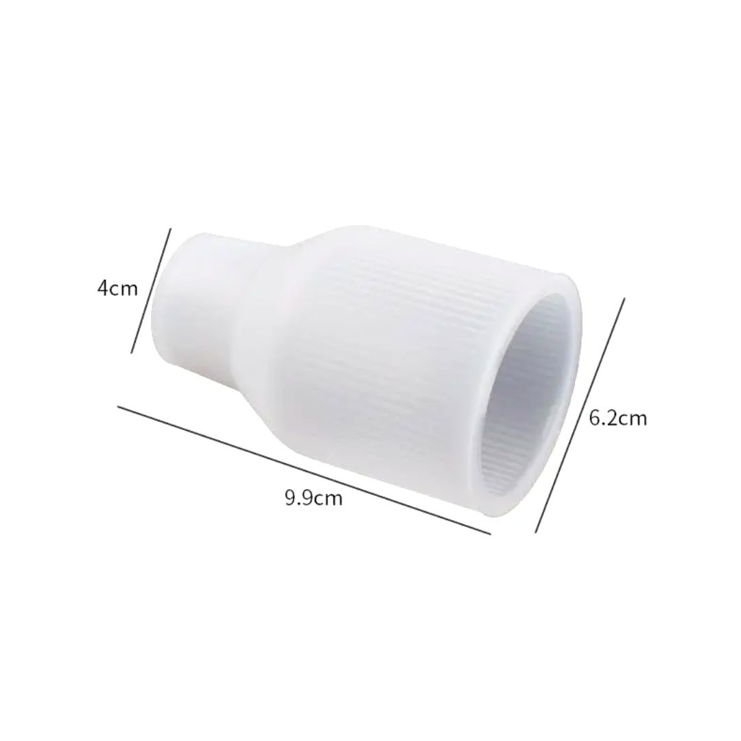 Forma silikonowa do odlewów z gipsu w pół paski flakon wazon GH-FS313