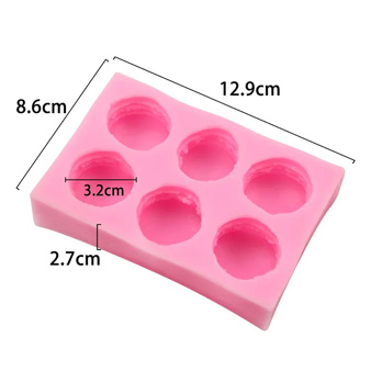 Formy foremki silikonowe do mydeł 3D MAKARONIKI 6 szt. GH-FS69