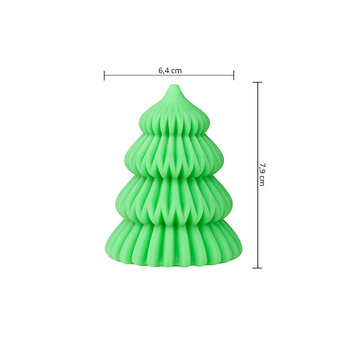 Forma silikonowa do świec i mydełek mała CHOINKA 3 ORIGAMI 1 szt. GH-FS264