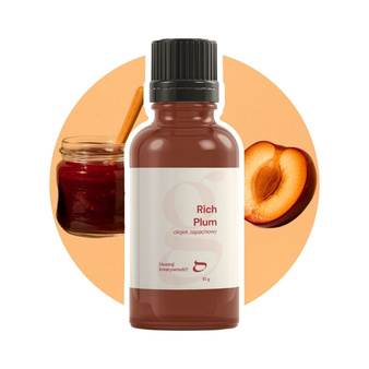 Olejek zapachowy śliwkowy RICH PLUM do świec i mydła 