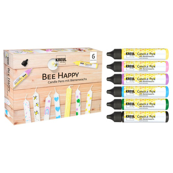 Pisaki farby do świec i mydła Kreul zestaw 6 kolorów Bee Happy