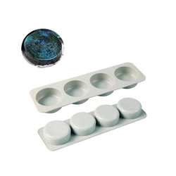 Forma silikonowe do robienia mydła 4 szt. okrągła monoporcja GH-FS76