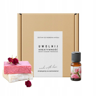 Zestaw do robienia mydła ŁĄKA KWIETNA kreatywny prezent DIY XXL