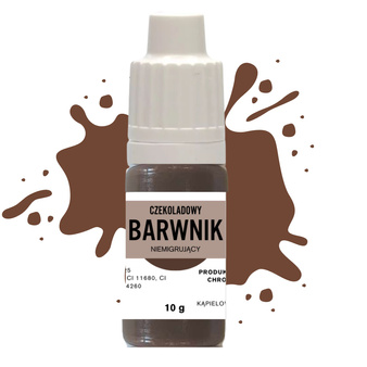 Barwnik do bazy mydlanej niemigrujący brązowy czekoladowy 100g