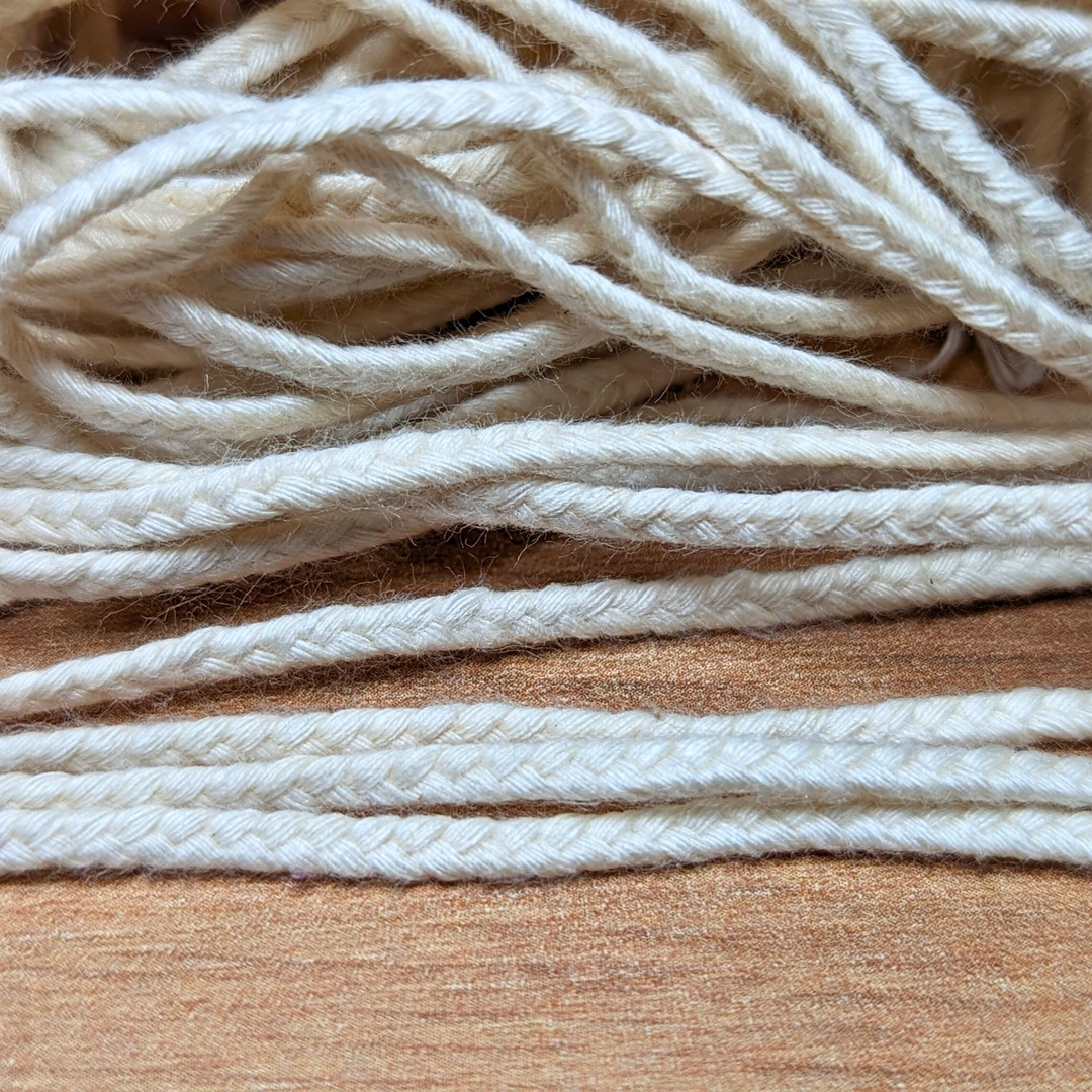 Surowy knot bawełniany do świec sznurek bawełna 10 metrów typ N 3x18N