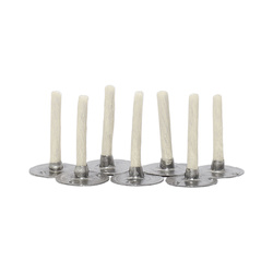 Knot do świec TEALIGHT bawełniany 3x7N 2,5cm cm zestaw 20 szt.