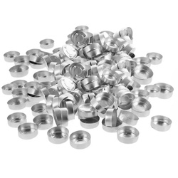 Blaszki aluminiowe tealight do świec podgrzewaczy herbaciarki 20szt. 