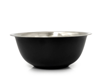 Czarna miska do roztapiania wosku bazy mydlanej czekolady 