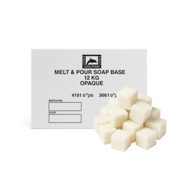 Biała baza mydlana 60/40 HURT 12 kg nie poci się do kwiatów 3d BEZ SLS