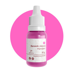 Barwnik do bazy glicerynowej w płynie migrujący różowy 100g