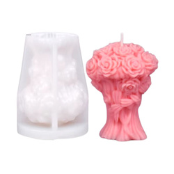 Forma silikonowa do świec i mydełek BUKIET RÓŻ  GH-FS253