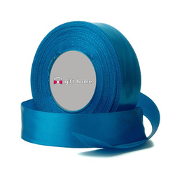 Wstążka satynowa do pakowania prezentów 32 m niebieska