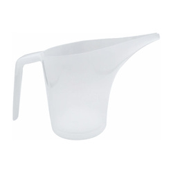 Dzbanek plastikowy z miarką i uchwytem nalewak przeźroczysty z dziubkiem 1000 ml kubek