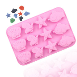 Forma foremka silikonowa do mydła ZWIERZĘTA MORSKIE 12 szt. GH-FS115