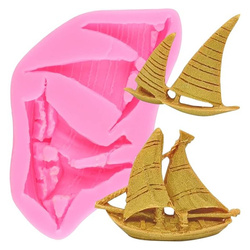 Forma foremka silikonowa do mydła świec DEKOR STATKI MORZE GH-FS217