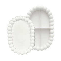 Forma silikonowa Podkładka Owalna do odlewów z gipsu polimerowego GH-FS308