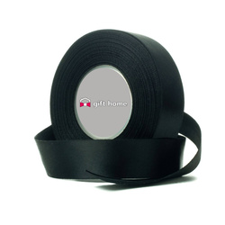 Wstążka satynowa do pakowania prezentów 32 m czarna