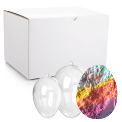 Zestaw na warsztaty z robienia kul kąpielowych JAJKA dla 15 osób