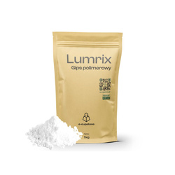 Gips polimerowy LUMRIX (65MPa) premium BIAŁY do tworzenia dodatków dla świec, mydeł i dekoracji