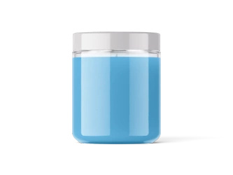 Słoik szklany bezbarwny pojemnik do zalewu świec 120 ml z białą nakrętką