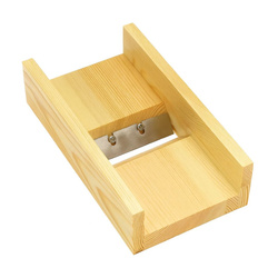 Drewniana tarka do przycinania i wygładzania powierzchni świec mydła i DIY 