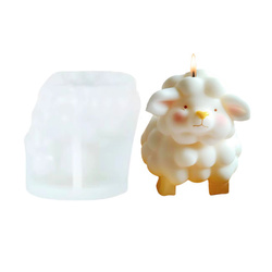 Forma silikonowa 3D OWCA OWIECZKA do świec GH-FS257