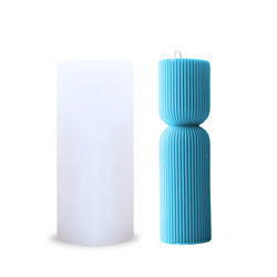 Forma silikonowa KOLUMNA KLEPSYDRA W PASKI do świec GH-FS244