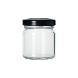 Pojemnik szklany 40 ml na świece dla gości weselnych z nakrętką