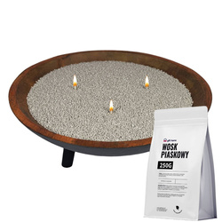 Kolorowy wosk do świec sypanych, wosk piaskowy SREBRNY wosk w proszku