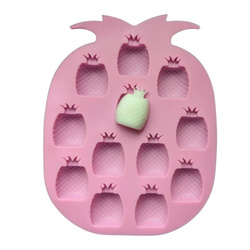 Silikonowa forma do mydła mydełek 12 szt. ananas GH-FS99