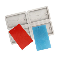 Forma silikonowa do świec i mydła Zawieszka Fala 4szt. GH-FS288