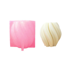 Forma silikonowa spiralna fala mała do świec i gipsu GH-FS319