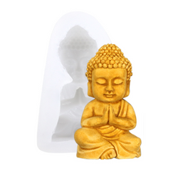 Forma foremka silikonowa do świec świeczek odlewów BUDDA 1 szt. GH-FS164