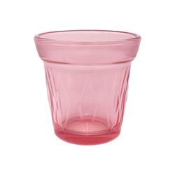 Pojemnik szklany do świec zalewanych 180 ml jasny różowy 1 szt.
