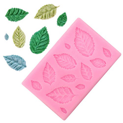 Forma silikonowa do świec i mydła Liście i listeczki GH-FS278