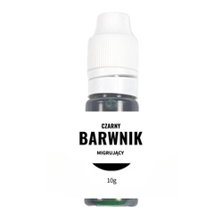 Barwnik do bazy glicerynowej w płynie migrujący czarny 100g