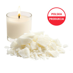 Wosk sojowy do produkcji świec zalewanych POLSKI WOSK naturalny Original ABI 157 – 1 kg 
