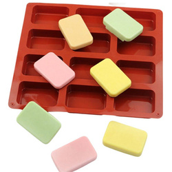 Formy silikonowe do ciastek mydlanych 12 porcji kostka GH-FS78