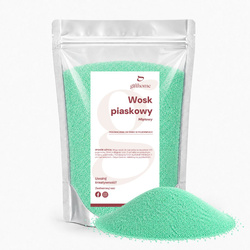Kolorowy wosk do świec sypanych, wosk piaskowy 500 g MIĘTOWY