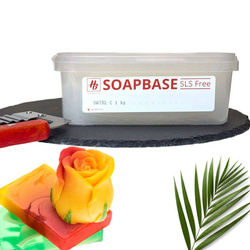 Transparentna baza mydlana glicerynowa SWIRL CLEAR 1kg krótka data