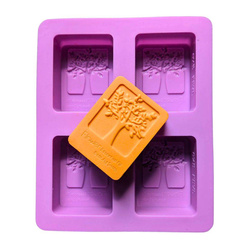 Formy foremki silikonowe DRZEWO sztabki 4 szt. GH-FS70